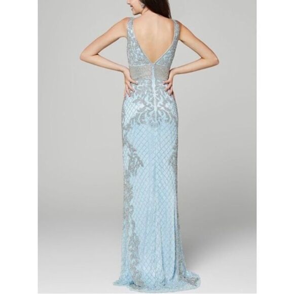 Gorgeous Primavera Couture Women's Beaded Prom Dress Evening Gown NWT - Picture 4 of 10